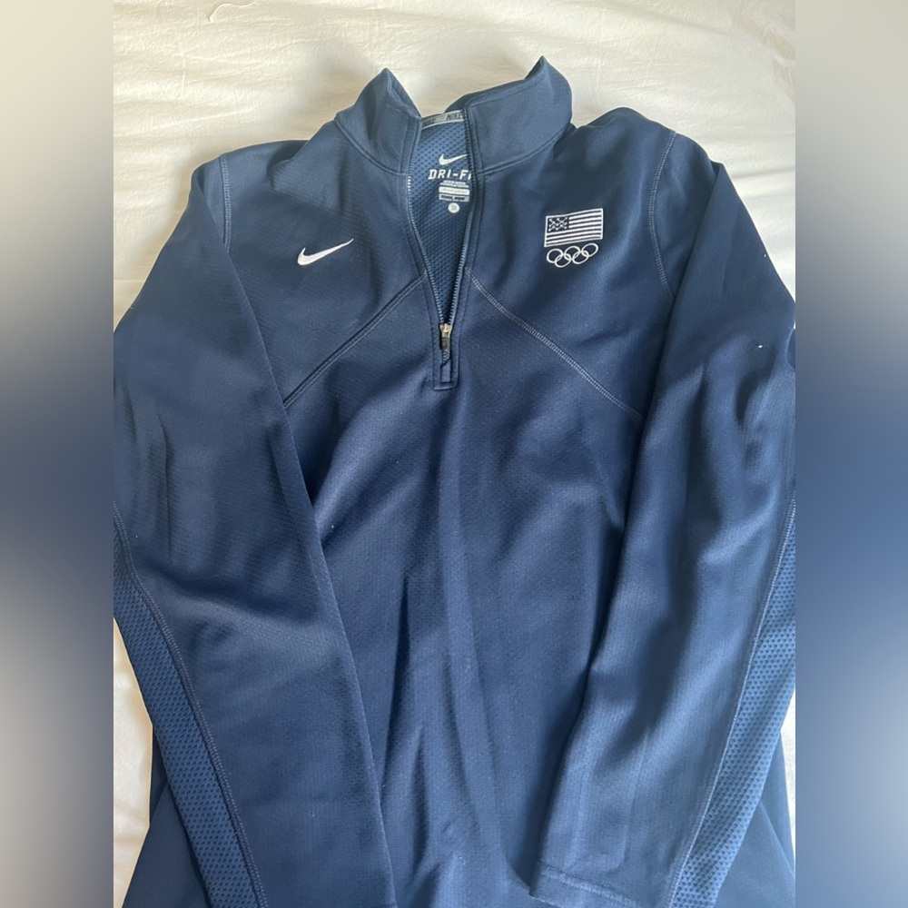 Olympic USA Nike Quarter Zip. ONLY IN LAKE PLACID.